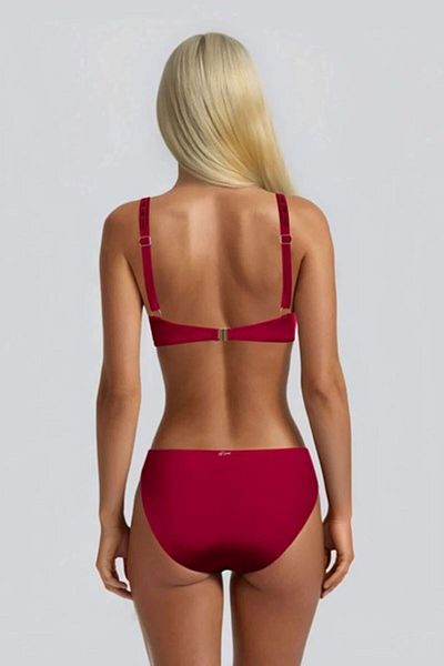 Kom Debra Wire Bikini Set with Removable Push up Cap and Drape Detail