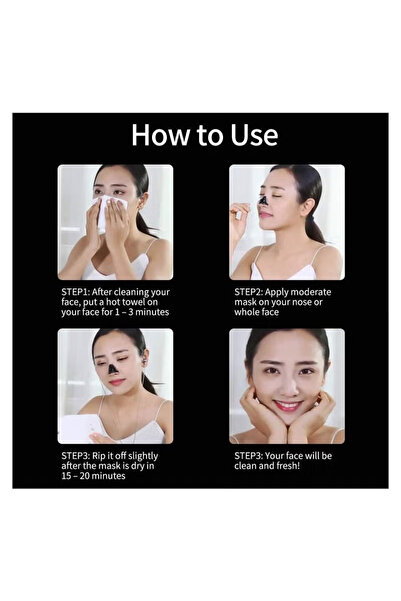 LANBENA LANBENA Bamboo Charcoal Blackhead Remover Mask Peel off Mask Acne Deep Cleansing Mask