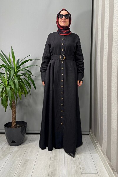 MISS DALIDA Belted Jacket Black T25Y-8018