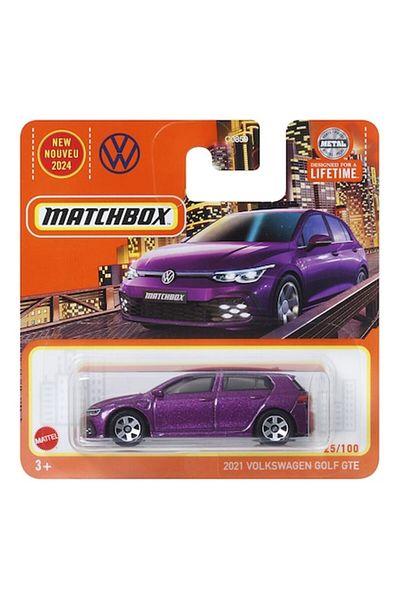 Matchbox Masinuta Matchbox Volkswagen Golf GTE 2021, Violet, 1:64