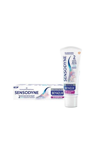Sensodyne Klinik White Toothpaste Against Tooth Stains 75 ml + Pro-Expert Advanced Paraffin Tooth