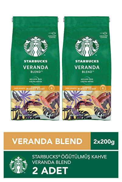 starbucks coffee 2 Adet Veranda Blend Öğütülmüş Kahve 2x200g