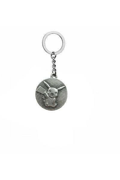 Herşey Nota Pokemon Keychain with Pikachu Figure |   Pikachu Themed Unisex Accessory