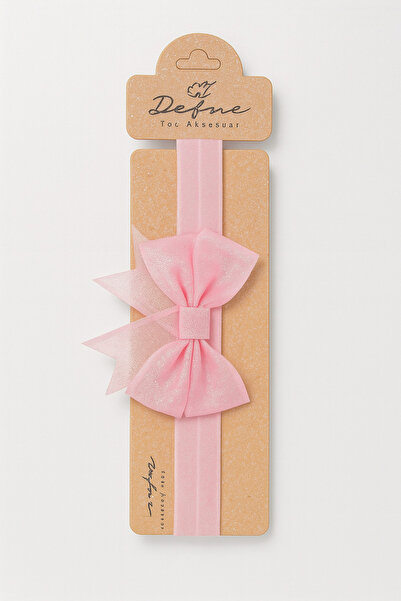 Masal Dünyası Bursa Simli Fiyonk Kız Bebek/ Çocuk Saç Bandı