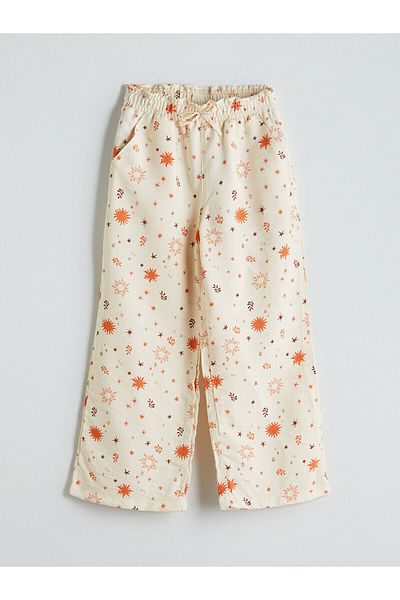 LC Waikiki New Season Elastic Waist Girls' Pants - S5G085Z4