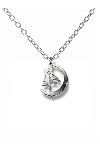 Herşey Nota Moon Warrior Figured Necklace with 60 cm Chain |   Anime Girl Themed Unisex Jewelry