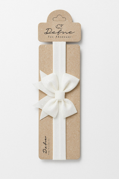 Masal Dünyası Bursa Simli Fiyonk Kız Bebek/ Çocuk Saç Bandı