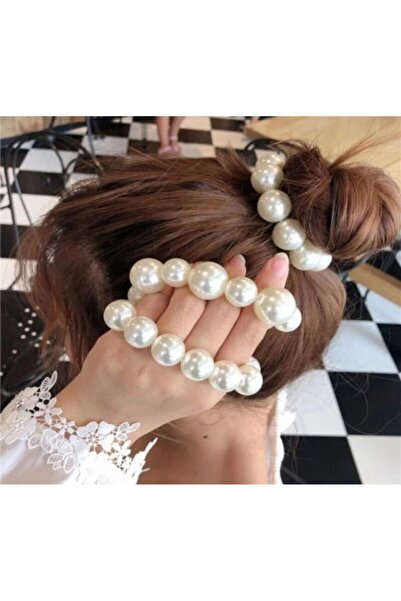 TUHAM AKSESUAR ESNEK MİSİNALI İNCİ TOKA