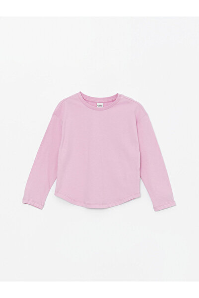 LC Waikiki Μακρυμάνικο μπλουζάκι για κορίτσια με λαιμόκοψη