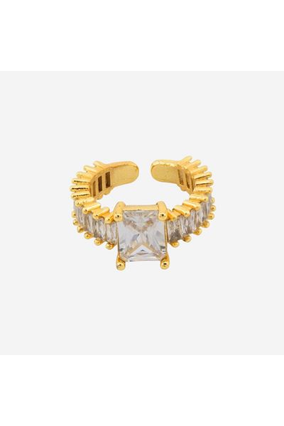 İMRAN GOLD RING WITH STONES