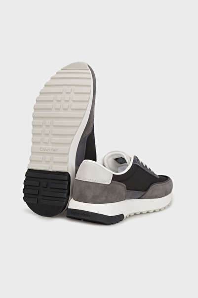Calvin Klein Süet Detaylı Logolu Sneaker Ayakkabı HM0HM017140IP Erkek AYAKKABI HM0HM01714 0IP