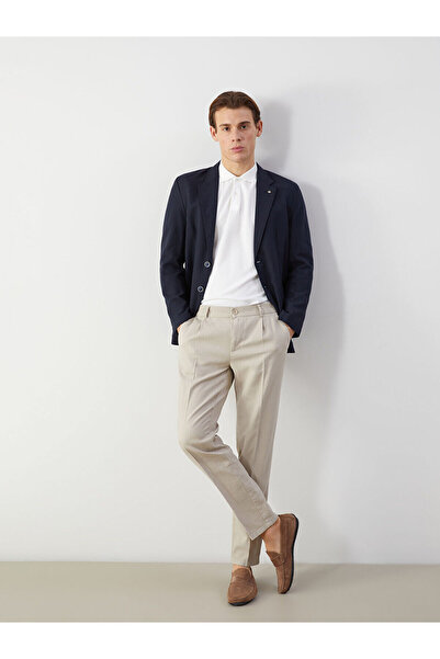 LC Waikiki Nevavm Standard Fit Linen-Look Men's Trousers with a Difference