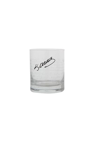 Porland Ataturk Pattern Whiskey Glass Single