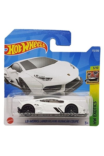 HOT WHEELS Masinuta Metalica Hot Wheels, LB-Works Lamborghini Huracan Coupe, Alb, 1:64