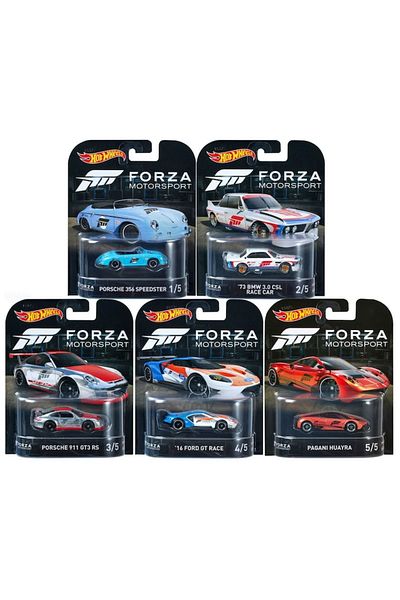 HOT WHEELS Set 5 Masinute de Colectie Hot Wheels Forza Motorsport