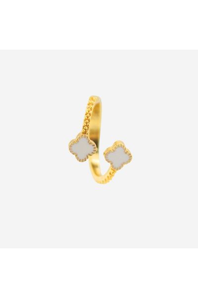 İMRAN GOLDEN CLOVER RING