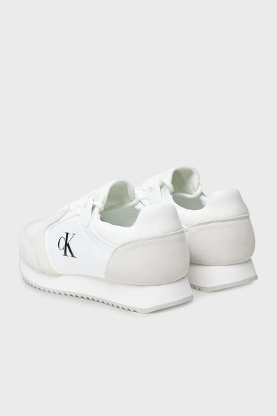 Calvin Klein Logolu Süet Detaylı Sneaker Ayakkabı YM0YM0132601W Erkek AYAKKABI YM0YM01326 01W