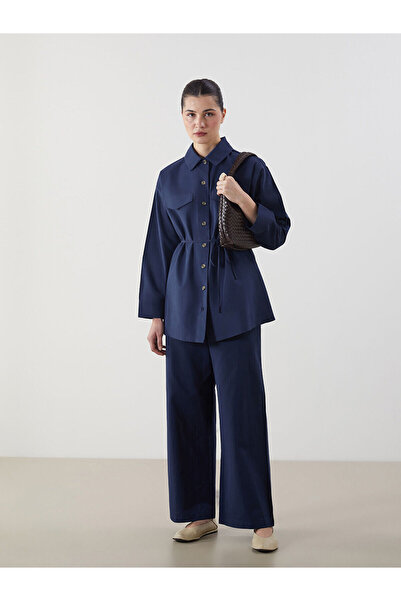 LC Waikiki بنطلون نسائي من NEVAVM Farkily Standard Fit Poplin