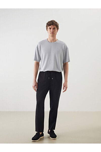 LC Waikiki Nevavm Men's Standard Fit Elastic Waist Trousers with a Difference