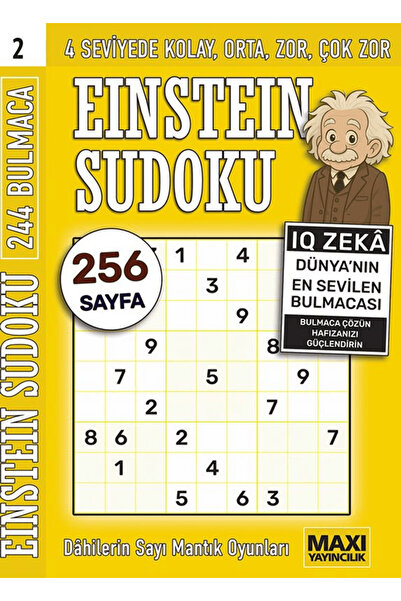 Maxi Yayıncılık Einstein Sudoku 2 / Bertan Kodamanoğlu / Maxi Yayıncılık / 97...