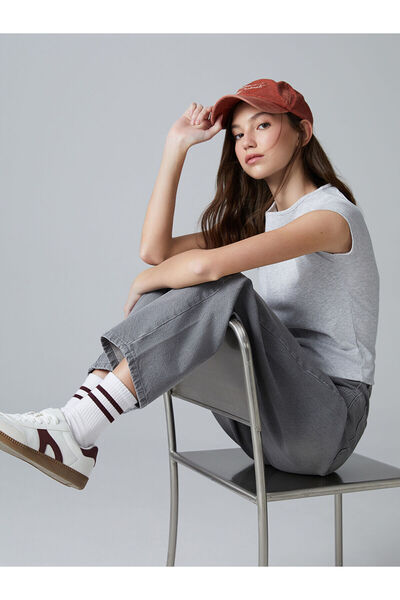 LC Waikiki Новий сезон Велосипедний комір Дівоча футболка -