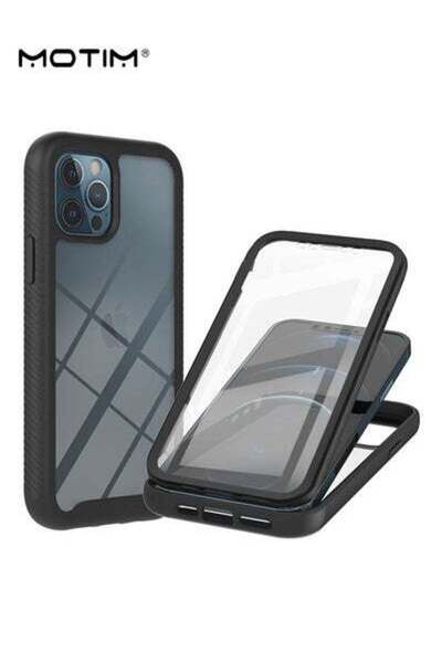MOTIM غطاء حماية 2 في 1 لهاتف iPhone 14 Pro/14 Pro Max مع واقي شاشة أمامي
