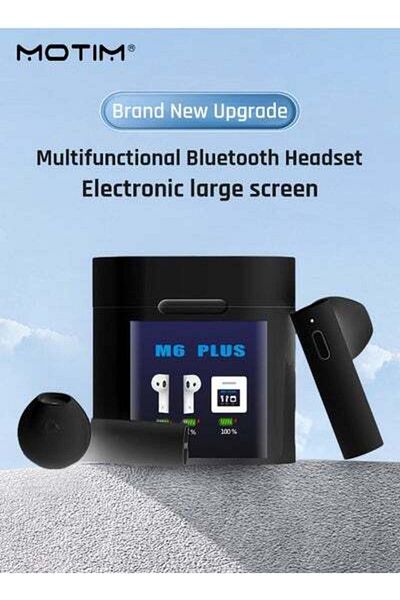 MOTIM Bluetooth Earbuds, True Wireless, Charging Case, Water Resistant Intelligent Electronic Thermometer