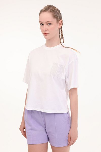 lumberjack Wl Yashi 11F213 5Fx White Women's Short Sleeve T-Shirt