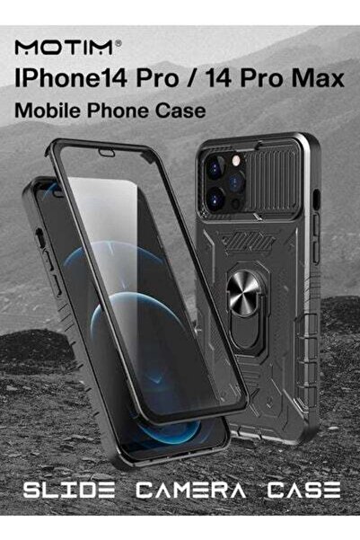 MOTIM غلاف هاتف 3 في 1 مزود بمسند لهاتف iPhone 14/14 Pro/14 Plus/14 Pro Max، ...