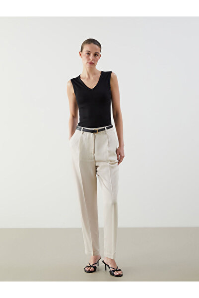 LC Waikiki بنطلون نسائي للموسم الجديد بحزام خصر - S5NO59Z8