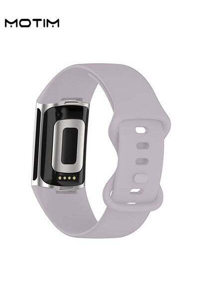 MOTIM 3 Pack Bands Compatible with Fitbit Charge 6/5 S/M, Soft Silicone Replacement Strap Watchband