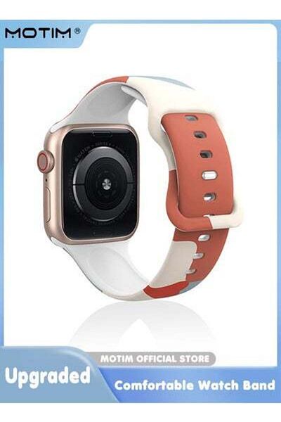 MOTIM Morandi Color Sport Bands Compatible with Apple Watch Band 42mm 44mm 45mm 49mm