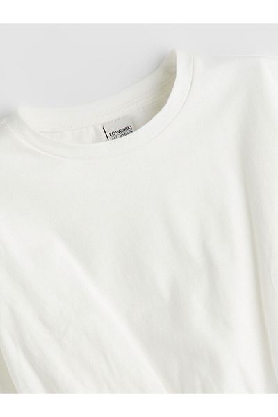 LC Waikiki Crew Neck Girl's Crop T-Shirt