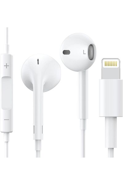 SP Wired Earphones for iPhone 14 - Gold Plus