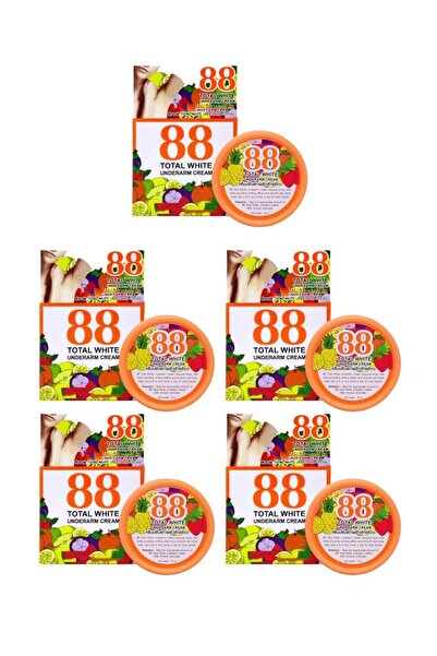 88 كريم تفتيح تحت الإبط توتال وايت – 5 عبوات لترطيب وتوحيد اللون