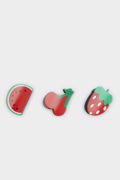 DeFacto Women's Fruity 3-Piece Latch Buckle F0679Axns