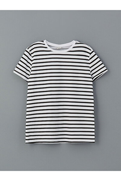 LC Waikiki Tricou pentru fete cu dungi pentru sezon nou - S5CD19Z4