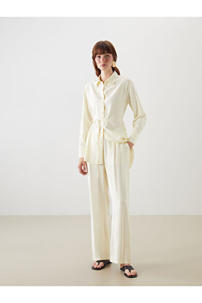 LC Waikiki Peak New Season Women's Pleated Pants with Elastic Waist