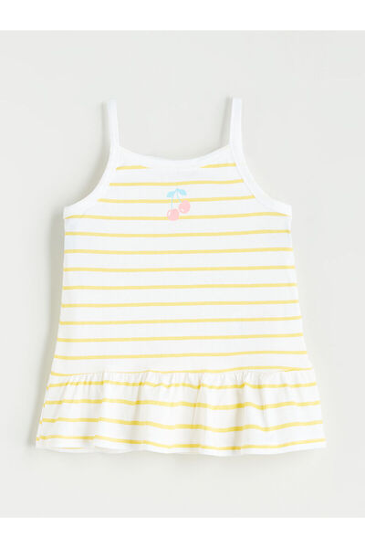 LC Waikiki New Season Square Collar Girl's Undershirt 2-Piece