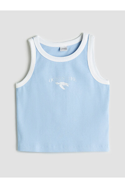 LC Waikiki Vizyon Nova sezona okrugla kragna Vezena Djevojačka potkošulja