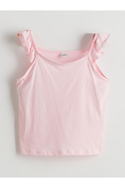 LC Waikiki قميص داخلي للفتيات ذو ياقة مربعة للموسم الجديد - S5L024Z4