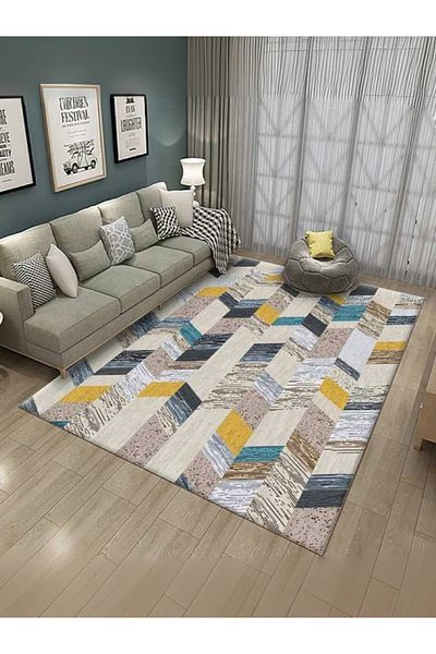 Saharaz Luxury Modern Indoor Plush Rug,Ultra Soft,Durable and Handy,for Bedroom,Living Room 140x200cm