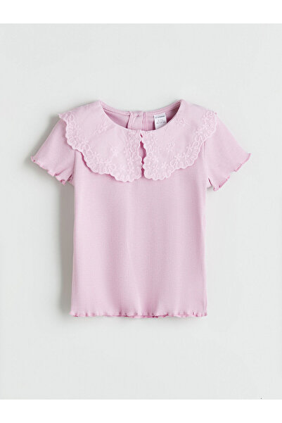 LC Waikiki Блуза за момичета с бродерия на яката от новата колекция на Peak