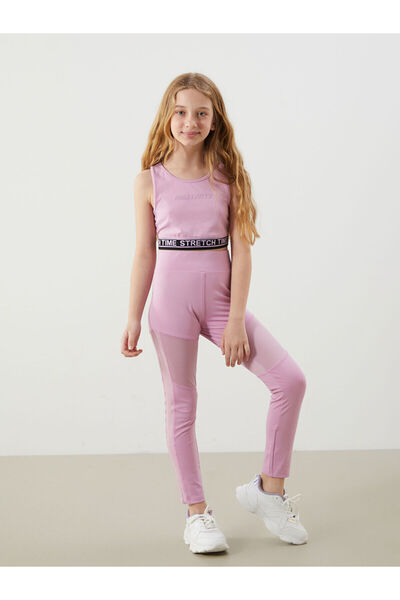 LC Waikiki New Season Crew Neck Girls Crop Undershirt - S5Oc45Z4