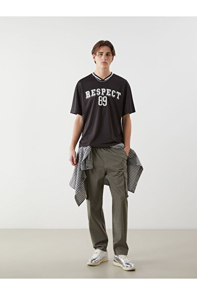 LC Waikiki Nevavm Comfortable Fit Poplin Men's Cargo Pants with Difference