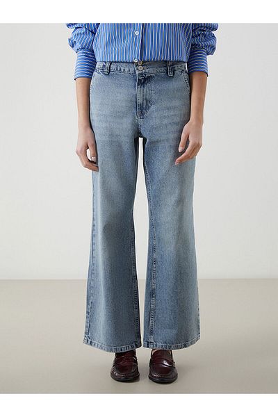 LC Waikiki Pantaloni Jean de damă Straight Fit