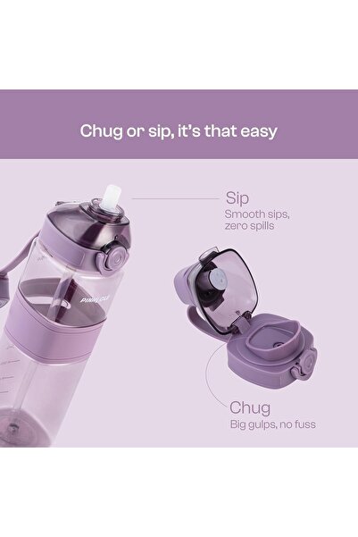 Winsor Pinnacle Piccolo Hydration Bottle (1 L, Lavender)