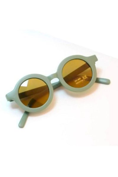 MBB ETİCARET 3-8 Years Cool Children's Sunglasses 400 UV Protection Green