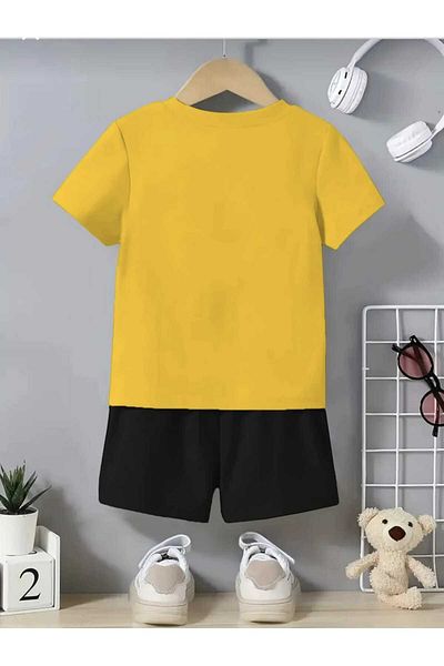 DOCE ELEGANTE Yazlik Yellow Color Children's Set
