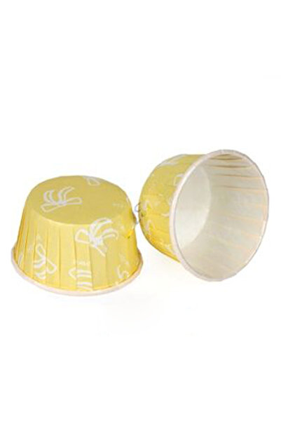 TT Tahtakale Toptancıları Custom Pet Capsule 38*30 mm Yellow Bow (100 Pieces)